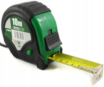 Рулетка прорезиненная 10 м от Stalco.