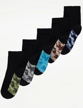 Skarpetki GEORGE 5-pack skarpety moro 37-40