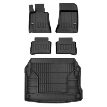 3D gumová sada koberců a rohožek Mercedes Cls C218 2010-2018 Sedan, bez reg
