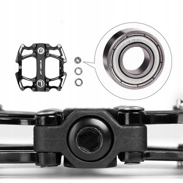 PEDAŁY ROWEROWE MTB ANTYPOŚLIZGOWE PLATFORMOWE