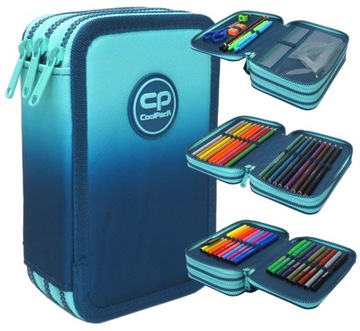 Piórnik trzykomorowy z WYPOSAŻENIEM COOLPACK Jumpe