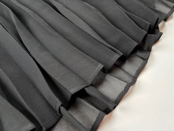 Czarna plisowana spódnica damska basic DKNYC r. M