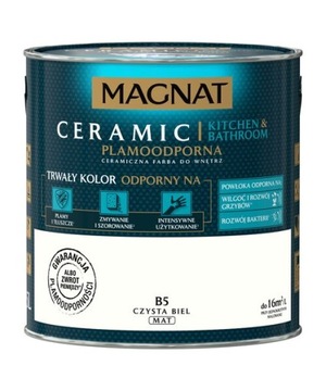 MAGNAT CERAMIC KUCHNIA I ŁAZIENKA 2,5 l CZYSTA BIEL B5 mat