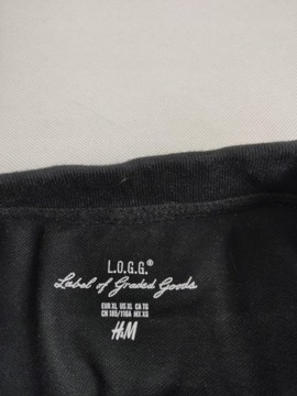 H&M MĘSKA CZARNA KOSZULKA POLO rozm. XL