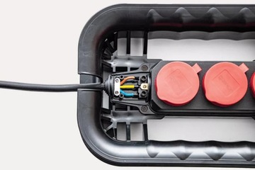 Qbrick System Custom Cable Winder with an electrical strip