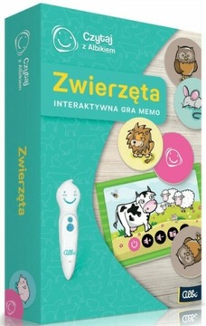 Zwierzęta Interaktywna Gra Memo Czytaj z Albikiem