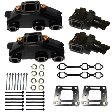 Zestaw kolektora wydechowego MerCruiser GM 4.3L V6