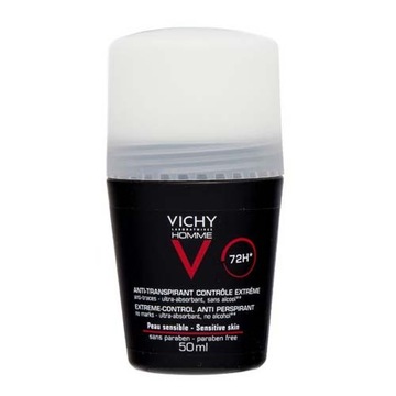 VICHY HOMME ANTYPERSPIRANT W KULCE DLA MĘŻCZYZN OCHRONA 72 H