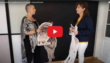 Наклейка на стену с собакой ДАЛМАТИНСКОМ 33x70 МЯГКАЯ