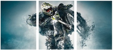 3x OBRAZ NA ŚCIANĘ DIRT BIKE 50x70