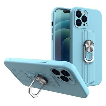 Ring Case silikonowe etui z uchwytem na palec i podstawką do iPhone 12 mini