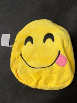 SMILE PLECAK EMOJI BUŹKA EMOTIKONY TORBA żółty