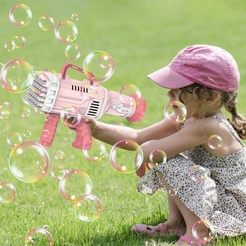 ПИСТОЛЕТ МАШИНА ДЛЯ МЫЛЬНЫХ ПУЗЫРЕЙ МИНИ БАЗУКА ГЕНЕРАТОР АКСЕССУАРЫ ЖИДКОСТЬ