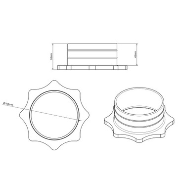 МАГНИТНЫЙ СОЕДИНИТЕЛЬ ДЛЯ ПИЛ И СУДОВЫХ ИЗВЛЕЧЕНИЙ ЧПУ 100 ММ 2 ШТ.