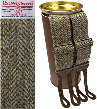Szelki do spodni NA GUZIKI WEŁNA HARRIS TWEED