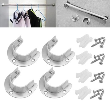 4 держателя стержня из нержавеющей стали