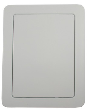 БЕЛАЯ МЕТАЛЛИЧЕСКАЯ ПРОВЕРЬТЕ ДВЕРЬ 20 X 40 КРЫШКА ЗАЩЕЛКИ 200x400