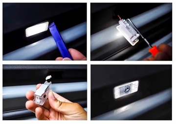 Набор из 2 светодиодных проекторов логотипа BMW i iX iX1 U11 I20 i4 GranCoupe G26 i7 G70