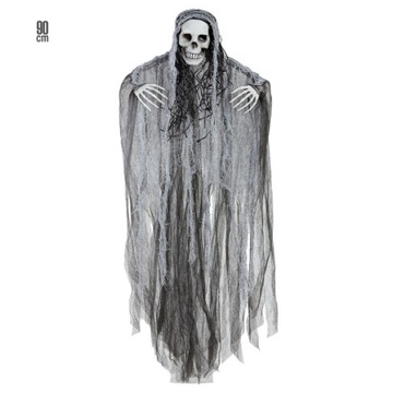 PONURY ŻNIWIARZ 90 CM DEKORACJA WISZĄCA HALLOWEEN