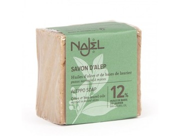 MYDŁO Z ALEPPO 12% OLEJU LAUROWEGO 200G Najel