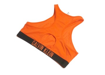 CALVIN KLEIN Biustonosz Top Strój Kąpielowy Góra Bikini Logo r M 38 / L 40