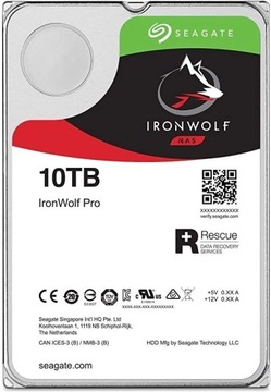 Диск SEAGATE IronWolf 10 ТБ 3,5 256 МБ ST10000VN000