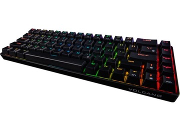 МЕХАНИЧЕСКАЯ ИГРОВАЯ КЛАВИАТУРА MODECOM VOLCANO LANPARTY RGB BT с BLUETOOTH