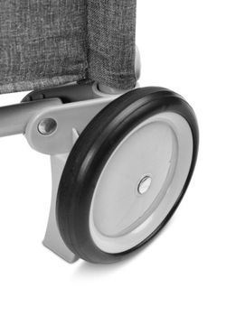 ŁÓŻECZKO TURYSTYCZNE KOJEC DLA DZIECKA PODWIESZANA PODŁOGA BASIC+ GRAFIT