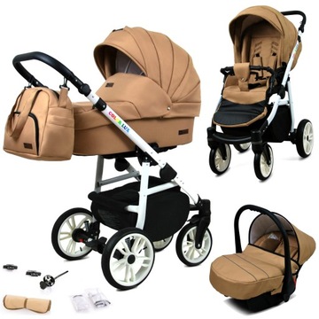 Wózek 3w1 dziecięcy spacerówka BabyLux COLORLUX