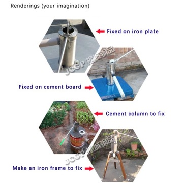 Ручной водяной насос из нержавеющей стали глубиной 10 м