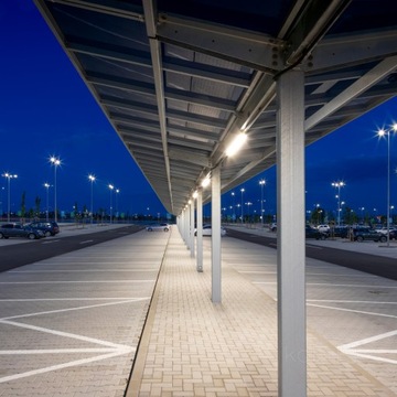 Profesjonalna Lampa LED wodoodporna liniowa 120cm 36W 4000K na parking