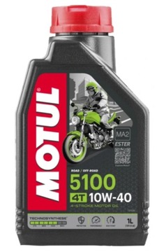 OLEJ MOTOCYKLOWY MOTUL 5100 10W40 1L SYNTETYCZNY