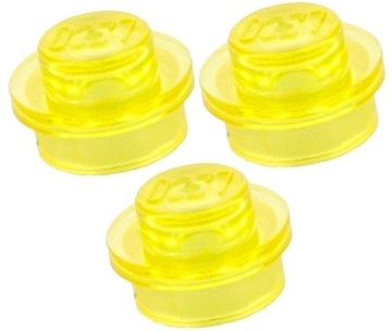 20041a LEGO 4073 3005744 6240216 614144 - płytka 1x1 - prz.żółty - 3szt