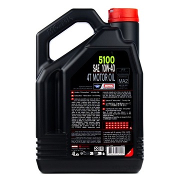 MOTUL 5100 10W40 4л моторное масло + масляный фильтр