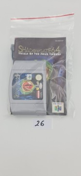 NINTENDO 64 SHADOWGATE 64 TRIALS OF THE FOUR TOWER