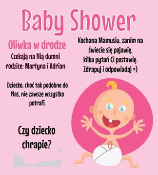 ЗАБАВНЫЕ ЦАРАПАНКИ для детского душа для мамы ДЕВОЧКИ