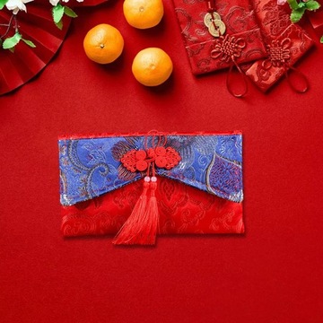 Китайский Лунный Новый Год Красный Денежный Конверт Подарочный Стиль D Горизонтальный