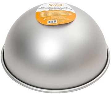 Forma aluminiowa do pieczenia Decora półkula, 24cm