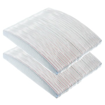 Pilnik do paznokci półksiężyc zebra 100/180 50szt