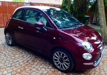 Fiat 500 II Seria 4 1.2 69KM 2020 Fiat 500 1.2 Star 2020 bogata unikatowa wersja bezwypadkowy, zdjęcie 8
