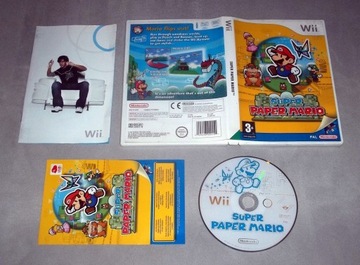 SUPER PAPER MARIO NINTENDO WII платформер + РПГ УНИКАЛЬНАЯ