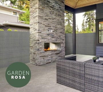 КОВРИК ДВУХСТОРОННИЙ БАЛКОННЫЙ ПОКРЫТИЕ ДЛЯ БАЛКОНА ТЕРРАСЫ БАМБУК ПВХ 120х500 см