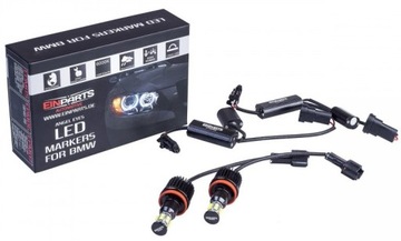 LED MARKERY RINGI ANGEL EYES BMW PO-LIFT XENON E90 E91 E92 E61 E60 X5 X6