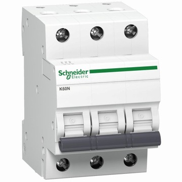 Wyłącznik nadprądowy 3P C 20A Schneider A9K02320