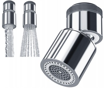 BATERIA KUCHENNA ZLEWOZMYWAKOWA WYSOKA OBROTOWA KRAN RUCHOMY PERLATOR