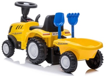 ЕЗДА НА ТРАКТОРЕ С ПРИЦЕПОМ NEW HOLLAND TRACTOR LIGHT SOUND