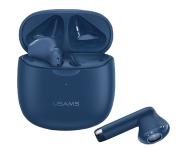 Беспроводные наушники USAMS Bluetooth 5.0 TWS серии IA темно-синие/темно-синие