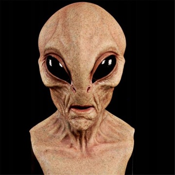 MASKA ALIEN KOSMITA LATEKSOWA COSPLAY HALLOWEEN