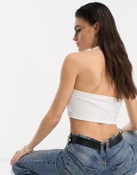 ONLY BIAŁY CROP TOP ODKRYTE PLECY PXV NH2__L