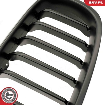 РЕШЕТКА ДЛЯ ПОЧЕК 66SKV121 ОДИНАРНАЯ ПОЛОСКА; ЧЕРНЫЙ МАТОВЫЙ ; БМВ 3 F30 51137255411